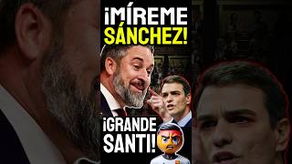 ¡ABASCAL DESTROZA a SÁNCHEZ 💥 ERES LÍDER en DESVERGÜENZA y CRIMEN [upl. by Radu]