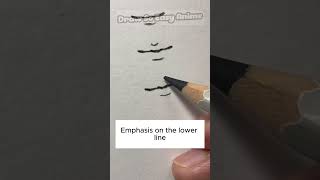 How to draw anime mouth for beginners 👄 drawing anime art sketch howtodraw tutorialdrawing [upl. by Llerrat]