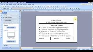 Microsoft Publisher 2007 [upl. by Ramso]