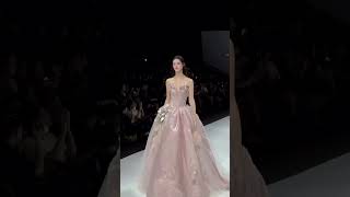 Fashion and styles by designer wang feng coturefashion runway fashiontrends hautecouture [upl. by Inajar]