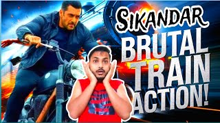 Sikandar First Look Leaked  Train Sequence 🔥🔥🔥 [upl. by Rabbaj]