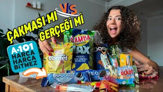 A101  ÇAKMA vs GERÇEK Aburcubur deniyoruz [upl. by Decima]