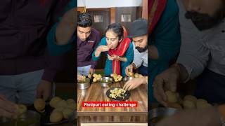 food challenge short video new  best family food challenge  panipuri challenge with family food [upl. by Eedrahs]