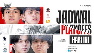 PLAYOFFS MPL ID S13  Hari ke 1 [upl. by Anh]