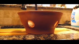 Converting A Terra Cotta Pot for Orchids [upl. by Anoet865]