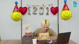 WEi vlive 🐣 20211201 HAPPY SEOKHWA DAY 🐣 ENG [upl. by Lotty]