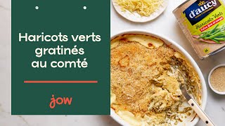 Recette des Haricots verts gratinés au comté [upl. by Madlen]