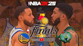 Warriors VS Celtics  NBA 2K25 PS5 HDR 4K NBA Finals [upl. by Oisor564]