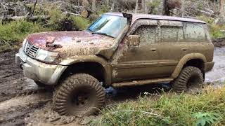 Nissan Patrol Y61 30 Diesel  Tires 37quot  Extreme Offroad Compilation [upl. by Eudoxia]