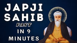 Japji Sahib Path Full Fast 9 Minutes  JAPJI SAHIB FAST  ਜਪੁਜੀ ਸਾਹਿਬ ਫਾਸਟ [upl. by Chor]