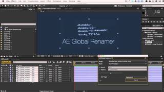 AE Global Renamer 15 Demo [upl. by Cleaves]