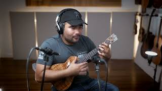 Pono Koa Tenor Master Series w Uke Logic Soft Tension Strings [upl. by Susy]