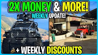 GTA Online WEEKLY UPDATE 2X Money amp More [upl. by Ydahs]