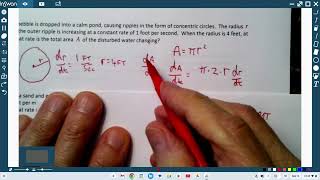 AP Calculus 4445 Related Rates part 1 [upl. by Russel]