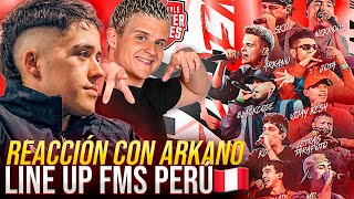 se vuelve loco 🔥 GAZIR amp ARKANO REACCIONAN A MINUTAZOS DE FMS PERÚ 🇵🇪 [upl. by Arva]