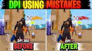 USE THIS 🤫  SECRET DPI  FOR HEADSHOT  Free fire best “DPIquot settings [upl. by Karlen915]