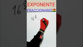 Exponentes Fraccionarios  Muy Facíl🛑🇧🇴 [upl. by Tavish632]