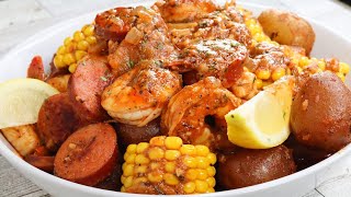 EASY Shrimp Boil at Home  How To Make Shrimp Boil [upl. by Chastity]