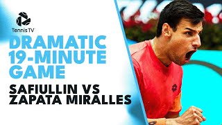 DRAMATIC 19Minute Game Between Safiullin amp Zapata Miralles  Madrid 2023 [upl. by Bellanca]