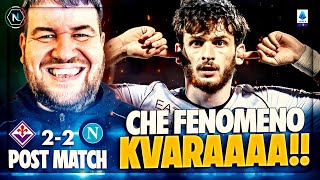 🔴 FIORENTINA  NAPOLI 2  2 postpartita seriea ⚽ live [upl. by Brooking672]