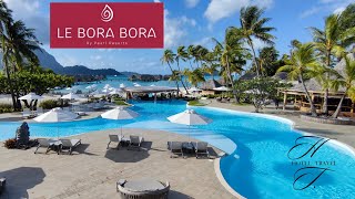 Review Hotel le bora bora  Beach villa with Pool [upl. by Richmal]