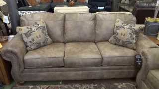 Ashley Furniture Larkinhurst Earth Couch amp Loveseat Review [upl. by Yesrod]