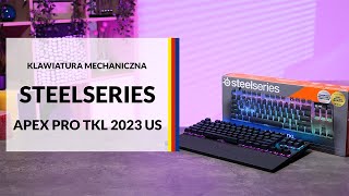 Klawiatura mechaniczna SteelSeries Apex Pro TKL 2023 US – dane techniczne – RTV EURO AGD [upl. by Steele]