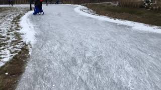 McCowan District Parks new skating path in Scarborough [upl. by Attenwad848]