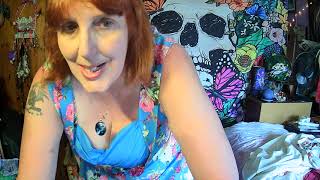 Blue rock n roll dress from a different angle forgot to change camera whoopsie in first video [upl. by Basilio929]