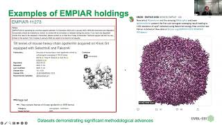 EMBLEBI Imaging Resources EMPIAR and BioImage Archive [upl. by Honor]