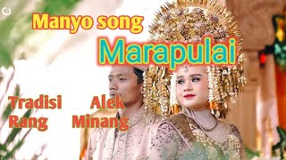 Rang Minang baralek gadang manyo song Marapulai [upl. by Venita214]