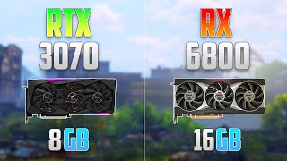 RX 6800 vs RTX 3070  Shocking Results [upl. by Oakie]