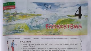 Selina Concise Biology Class 8  Chapter 4  Ecosystem  ICSE Biology Book [upl. by Yardley]