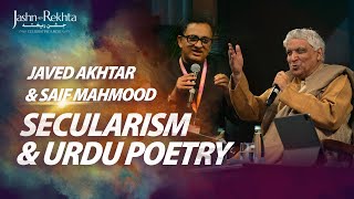 Secularism amp Urdu Poetry  Javed Akhtar amp Saif Mahmood  JashneRekhta 2023 [upl. by Mairym]