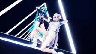 【MMD】 脳漿炸裂ガール  Spinal Fluid Explosion Girl 【Tda Metal Spicy Miku and Luka】 [upl. by Aggappera]