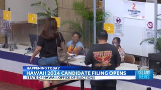 2024 Hawaii state election candidates filing process set to appear on ballot [upl. by Evreh]