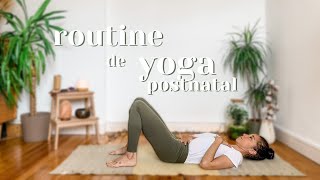 Routine de yoga post accouchement [upl. by Ynnaej]