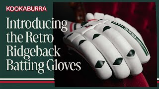 Retro Ridgeback Intrigue Batting Gloves  Kookaburra Cricket [upl. by Barrada177]