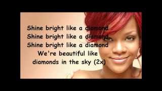 Rihanna Diamonds lyrics [upl. by Ardnuahsal]