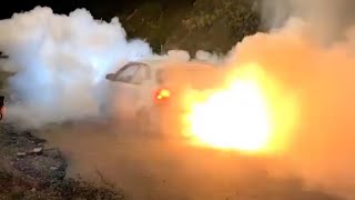 Submission Burnouts 15 CRAZY Honda burnouts Flame shooting ek Turbo Hondas V8 s10 [upl. by Av]