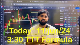 Today 11june24 330 TTT Formula cross entry nifty ce side blast 💥 freeintradaytips trading [upl. by Fidole536]