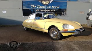 1975 CITROEN DS 23 PALLAS HYDRAULIC  MATHEWSONS CLASSIC CARS  14 amp 15 FEBRUARY 2024 [upl. by Aynuat319]