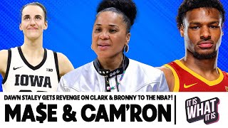 DAWN STALEY GETS HER REVENGE ON CAITLIN CLARK amp BRONNY JAMES GOING TO THE NBA DRAFT  S3 EP68 [upl. by Eirellam]