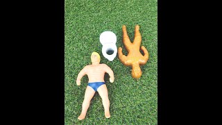 Stretch Armstrong Original VS Jelly shorts [upl. by Aerol161]