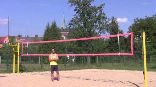 Das obere Zuspiel Pritschen im Beachvolleyball Theorie und Praxis [upl. by Amadeo]