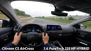 Citroen C5 AirCross 2023  POV test drive in 4K  16 PureTech 225 HP Hybrid PHEV [upl. by Shira62]