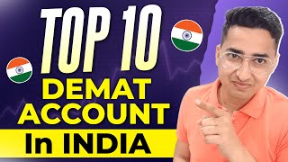 Top 10 Best Demat Account in India 2024 [upl. by Aurlie]