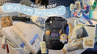 whats in my backpack 2024 🫧  senior year essentials emergency bag and gadgets [upl. by Centeno113]