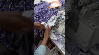 belt join on overlock machine video industrialoverlocksewingmachine sewingmachine factory [upl. by Sokim]