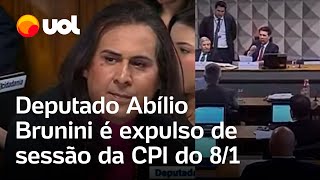 CPI do 81 Deputado Abílio Brunini é expulso por Maia após interromper fala de Duda Salabert [upl. by Leavelle]